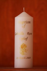Baptism Candle